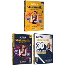 Anla Kazan Yayınları Yediiklim 2026 Kpss Matematik Video Ders Notları + Soru Bankası + 30 Deneme Atölye Serisi 3 Lü Set