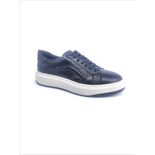 Derimas 02-39207 Hakiki Deri Sneaker Siyah Erkek Ayakkabı
