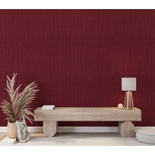 Teodora Kırmızı Dokulu Ucuz Duvar Kağıdı 55965