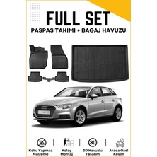 Ko Kaliteoto Audi A3 Hatchback 2013 Model Birebir Uyumlu Bagaj Havuzu+Paspas Seti Proxyy