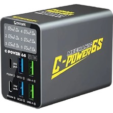OEM Mechanic C-Power 6s Hızlı Şarj Destekli 4 Port USB 2 Port Type-C Pd Çoklu Şarj Ünitesi 50W