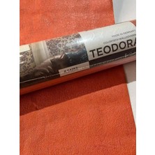 Teodora Kırmızı Parlak Sıva Desen Ucuz Duvar Kağıdı 54252