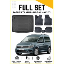 Ko Kaliteoto Volkswagen Caddy 2010-2011-2012-2013-2014-2015 Model Birebir Uyumlu Bagaj Havuzu+Paspas Seti Proxyy