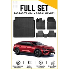 Ko Kaliteoto Peugeot 408 2025 Model Birebir Uyumlu Bagaj Havuzu+Paspas Seti Proxy
