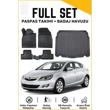 Ko Kaliteoto Opel Astra J Hatchback 2014 Model Birebir Uyumlu Bagaj Havuzu+Paspas Seti Proxyy
