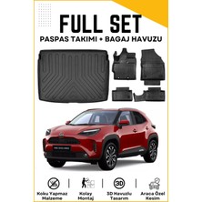 Ko Kaliteoto Toyota Yaris Cross 2024 Model Üst Birebir Uyumlu Bagaj Havuzu+Paspas Seti Proxyy