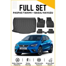 Ko Kaliteoto Seat Ibiza 2024 Model Alt Birebir Uyumlu Bagaj Havuzu+Paspas Seti Proxy