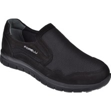 Forelli Üzeri Anorak Comfort Erkek Spor Ayakkabı For-Tigre   Siyah Nubuk