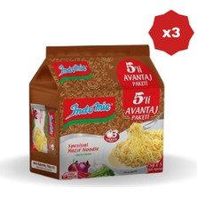 Indomie Spesiyal Noodle 5'li Paket 375 gr - (3 Adet)