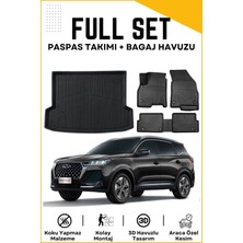 Ko Kaliteoto Chery Tiggo 7 Proxy 2022 Model Birebir Uyumlu Bagaj Havuzu+Paspas Seti Proxy