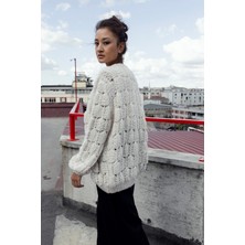 Nisan Triko Uzun Kollu Hırka