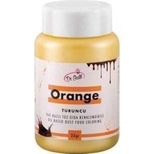 Dr. Gusto 25 gr Yağ Bazlı Toz Gıda Boyası - Turuncu