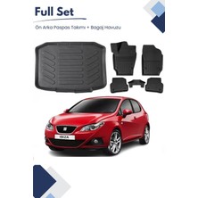 Ko Kaliteoto Seat Ibiza Hatchback 2013 Model Tam Uyumlu Paspas+Bagaj Havuzu Seti Pro