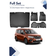 Ko Kaliteoto Renault Kangoo 2022 Model Tam Uyumlu Paspas+Bagaj Havuzu Setii Pro