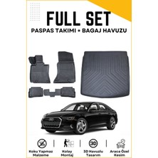 Ko Kaliteoto Audi A6 2022 Model Birebir Uyumlu Bagaj Havuzu+Paspas Setii