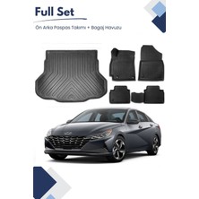 Ko Kaliteoto Hyundai Elantra 2025 Model Tam Uyumlu Paspas+Bagaj Havuzu Seti Pro