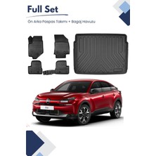 Ko Kaliteoto Citroen C4 Elektrikli 2024 Model Tam Uyumlu Paspas+ Alt Bagaj Havuzu Seti Pro