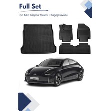 Ko Kaliteoto Hyundai Ioniq 6 2025 Model Tam Uyumlu Paspas+Bagaj Havuzu Seti Pro