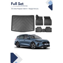 Ko Kaliteoto Ford Focus 5 Stw 2020 Model Tam Uyumlu Paspas+Alt Kısım Bagaj Havuzu Seti Pro