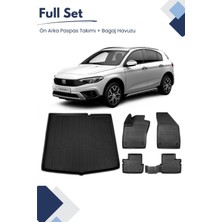 Ko Kaliteoto Ford Focus 5 Hatchback 2020-2021-2022 Model Tam Uyumlu Paspas+Ince Stepne Bagaj Havuzu Seti Pro