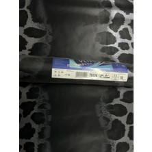Teodora Siyah Parlak Leopar Desen Duvar Kağıdı 79124