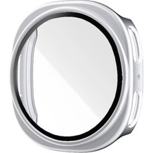 Microcase Samsung Galaxy Watch 8 Classic 46MM Için Ekran Korumalı Sert Rubber Kılıf - AL3173