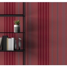 Teodora Parlak Simli Kırmızı Ucuz Duvar Kağıdı 771541