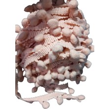 Sad Sıralı Ponpon 1 Metre Somon