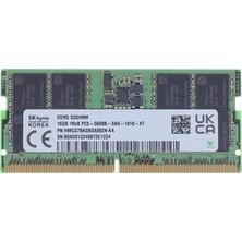 Hynix Hynıx 16GB Ddr5 5600MHZ Hynıx 1.1V Sodimm Kutusuz HMCG78AGBSA092N-AA Notebook Ram