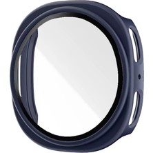 Microcase Samsung Galaxy Watch 8 Classic 46MM Için Ekran Korumalı Sert Rubber Kılıf - AL3173