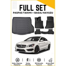 Ko Kaliteoto Mercedes Cla 2018 Model Birebir Uyumlu Bagaj Havuzu+Paspas Seti Proxyy