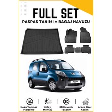 Ko Kaliteoto Peugeot Bipper 2016 Model Birebir Uyumlu Bagaj Havuzu+Paspas Seti Proxyy