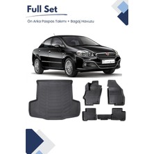Ko Kaliteoto Fiat Linea 2012 Model Tam Uyumlu Paspas+Bagaj Havuzu Setii Pro