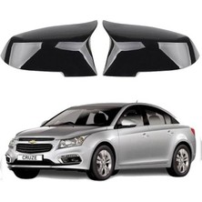 X Power Tuning Chevrolet Cruze Parlak Siyah Boyalı Batman-Yarasa Ayna Kapağı