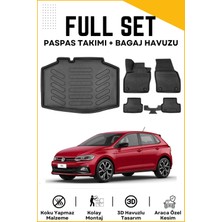 Ko Kaliteoto Volkswagen Polo Trendline Paket 2020 Model Birebir Uyumlu Bagaj Havuzu+Paspas Seti Proxyy