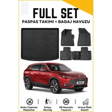Ko Kaliteoto Mg Hs Phev 2024-2025 Model Birebir Uyumlu Bagaj Havuzu+Paspas Setii