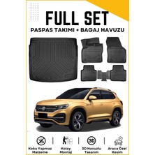 Ko Kaliteoto Volkswagen Tayron 2024-2025 Model Alt Birebir Uyumlu Bagaj Havuzu+Paspas Seti Proxyy