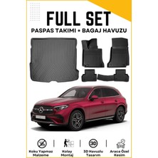 Ko Kaliteoto Mercedes Glc Suv 2023 Model Birebir Uyumlu Bagaj Havuzu+Paspas Seti Proxyy