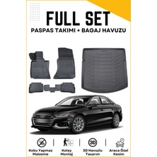 Ko Kaliteoto Audi A4 2024 Model Birebir Uyumlu Bagaj Havuzu+Paspas Seti Proxy