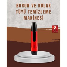 Özbience Kırmızı Renkli Burun ve Kulak Tüy Alma Cihazı, 45 Dakika Şarj Süresi