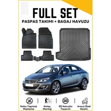 Ko Kaliteoto Opel Astra J Sedan 1,4 2025 Model Birebir Uyumlu Bagaj Havuzu+Paspas Seti Proxyy