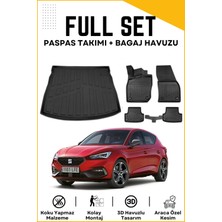 Ko Kaliteoto Seat Leon 2023 Model Birebir Uyumlu Bagaj Havuzu+Paspas Seti Proxyy
