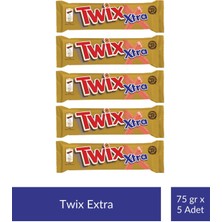 Mars Twix Extra 75 gr x 5 Adet