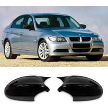 X Power Tuning Bmw E90 (2005-2008) Parlak Siyah Boyalı Batman-Yarasa Ayna Kapağı