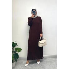 Nisum Moda Eteği Püsküllü Uzun Triko Elbise