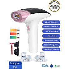 X10 Ipl Buz Lazer Epilasyon Cihazı, Dokunmatik Ekran, 999.999 Flaş Atımı