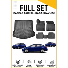 Ko Kaliteoto Ford Focus 3 Sedan 2011 Model Birebir Uyumlu Bagaj Havuzu+Paspas Seti Proxyy