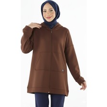 Plistre 1929_FERMUARLI Tesettür Sweatshirt