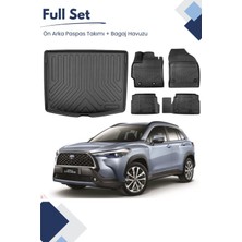 Ko Kaliteoto Toyota Corolla Cross 2023 Model Tam Uyumlu Paspas+Bagaj Havuzu Setii Pro