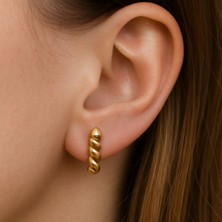 Alp Jewel 316L Burgu Küpe Kararmaz Öelik Xuping